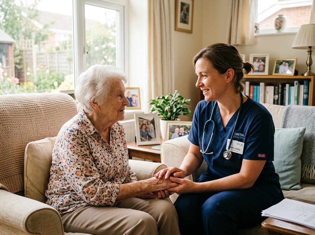 Daystar Caregiver with Senior at Home